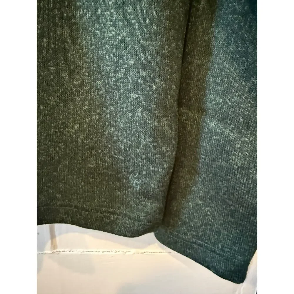 Robert Graham Kenwood Long Sleeve Quarter Zip Sweater Forest Green S